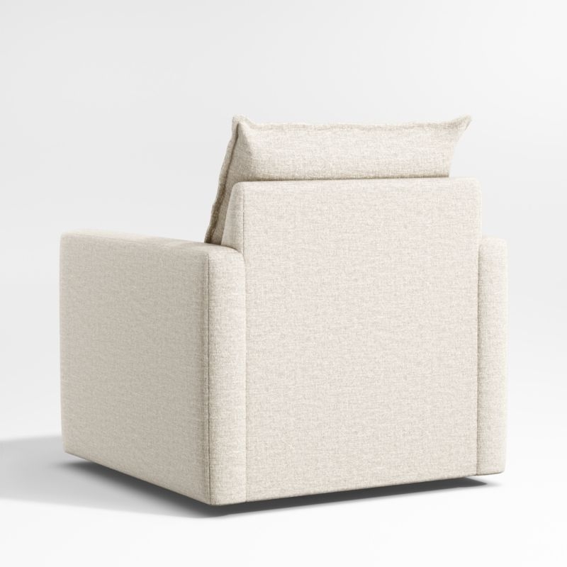 Harbour Natural Flange Nursery Swivel Glider Chair - Image 5