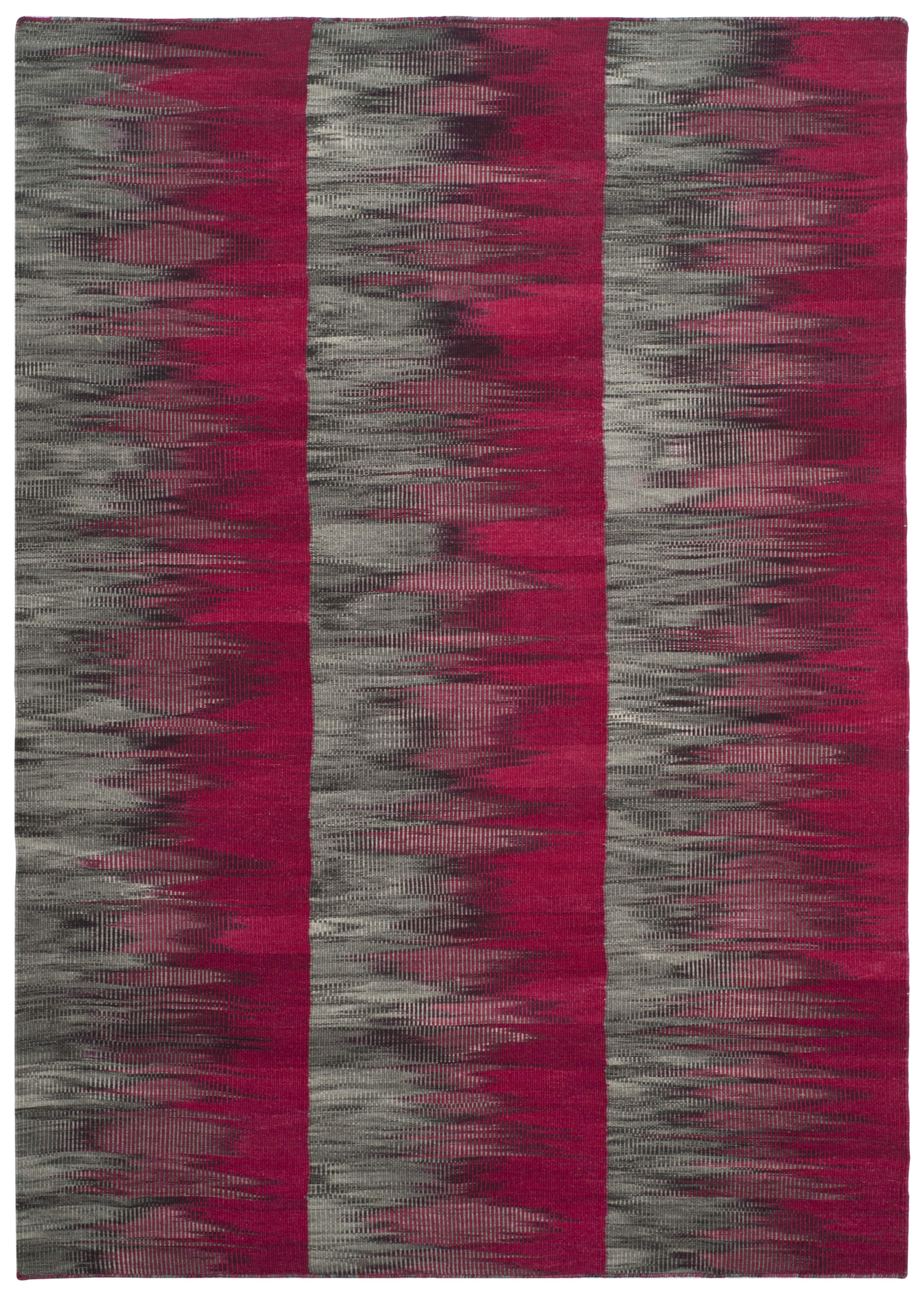Arlo Home Hand Woven Area Rug, KLM819D, Fuchsia/Grey,  5' X 8' - Image 0
