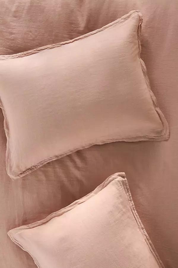 Washed Linen Shams, Set of 2 - Image 0