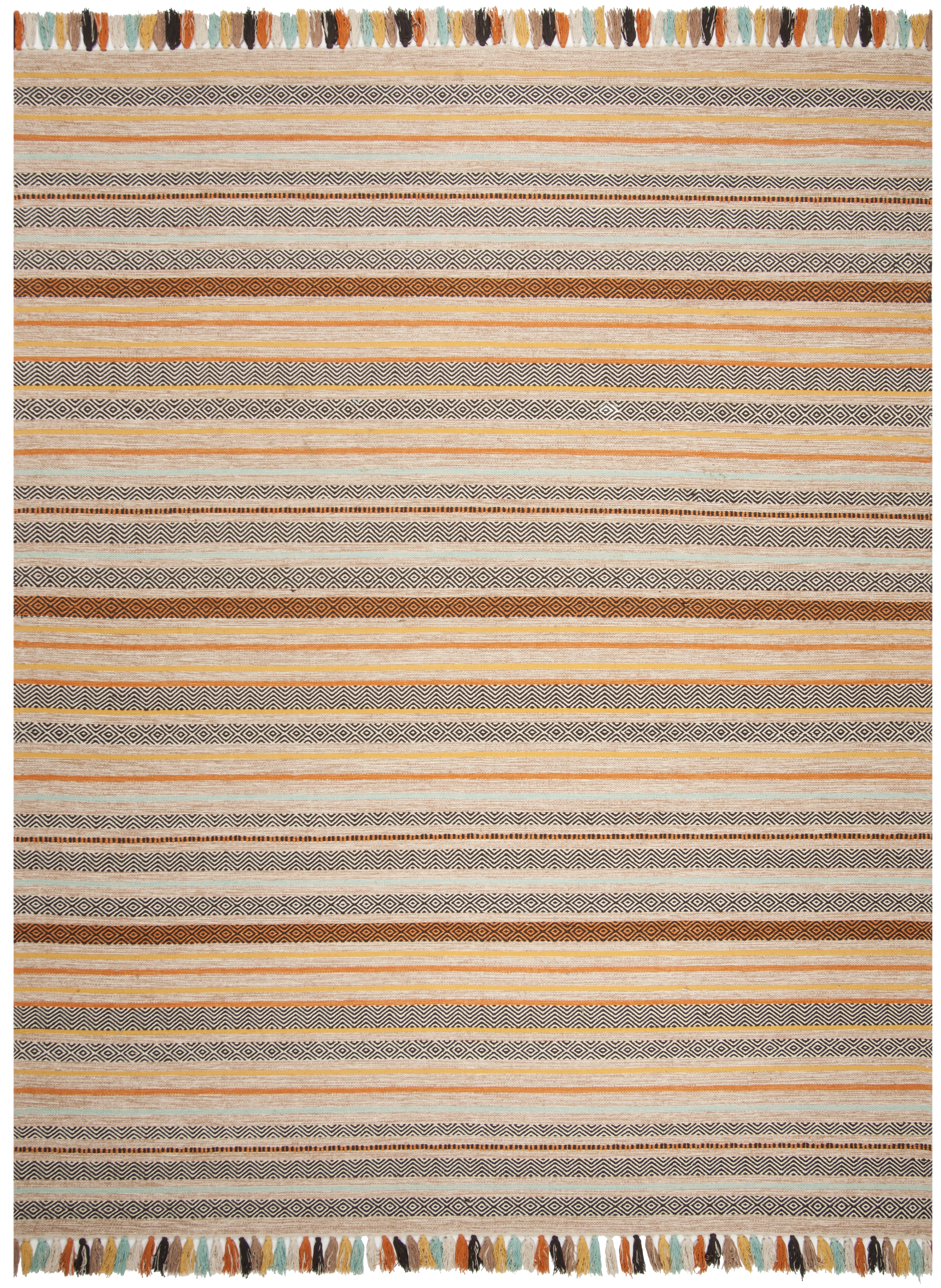 Arlo Home Hand Woven Area Rug, MTK901A, Beige/Multi,  5' X 8' - Image 0