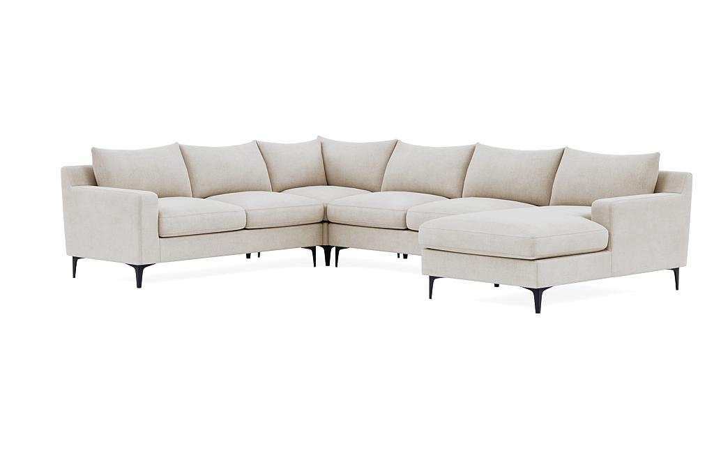 Sloan 4-Piece Corner Sectional Sofa with Right Chaise - Image 2