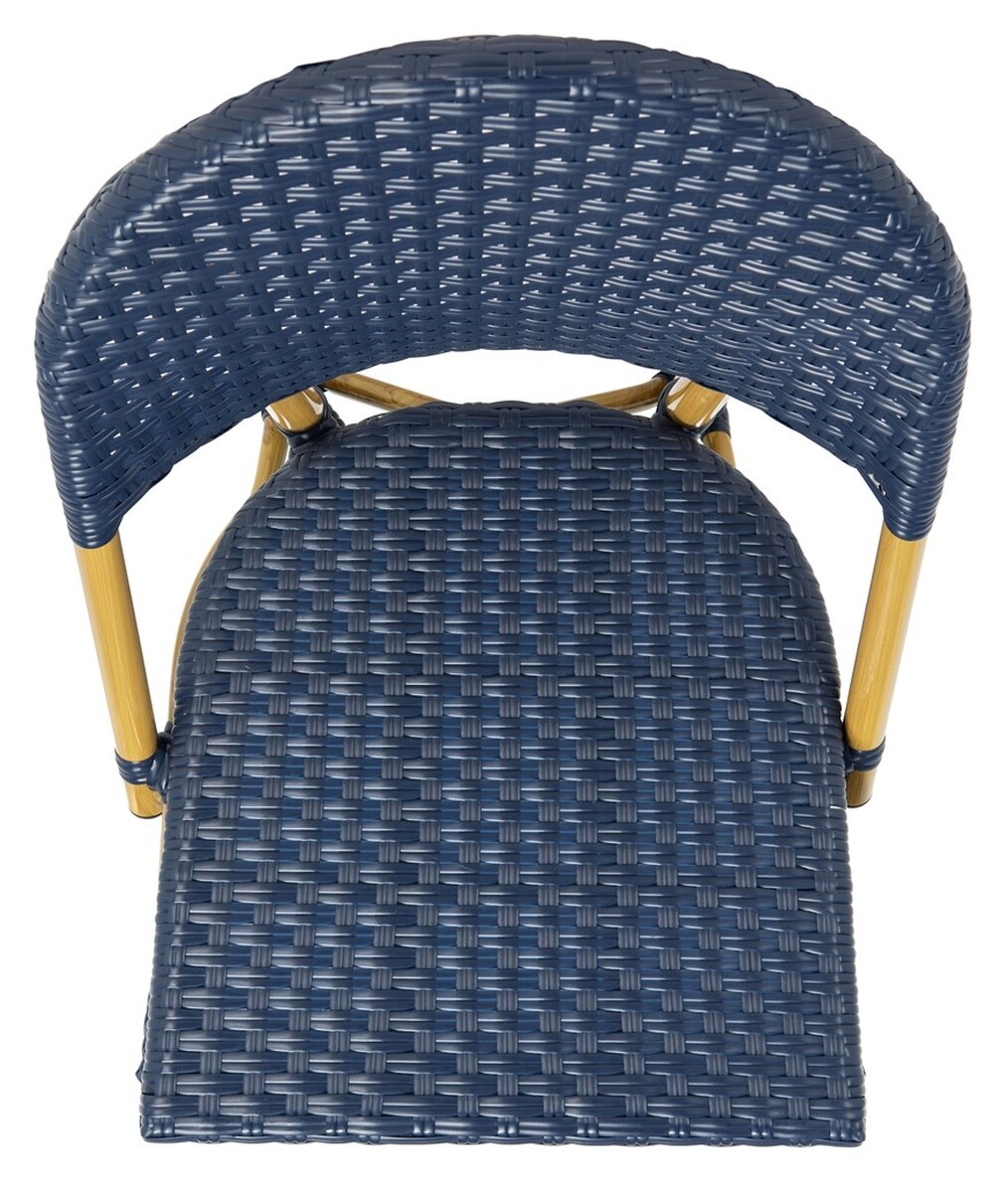 Barrow Side Chair - Navy - Safavieh - Image 4