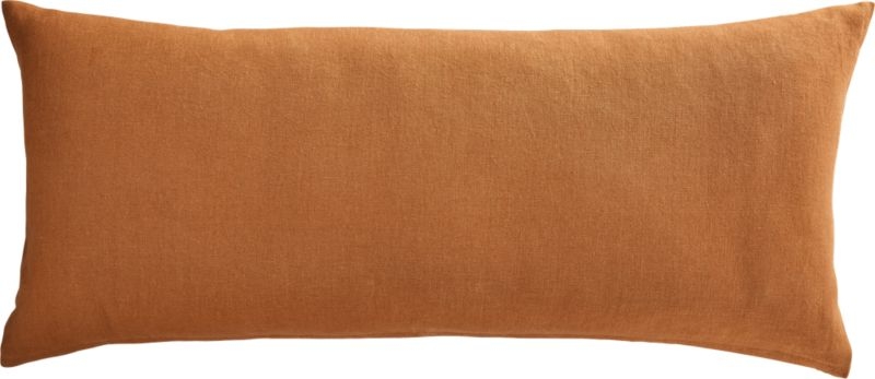 36"x16" Linon Copper Pillow with Feather-Down Insert - Image 2