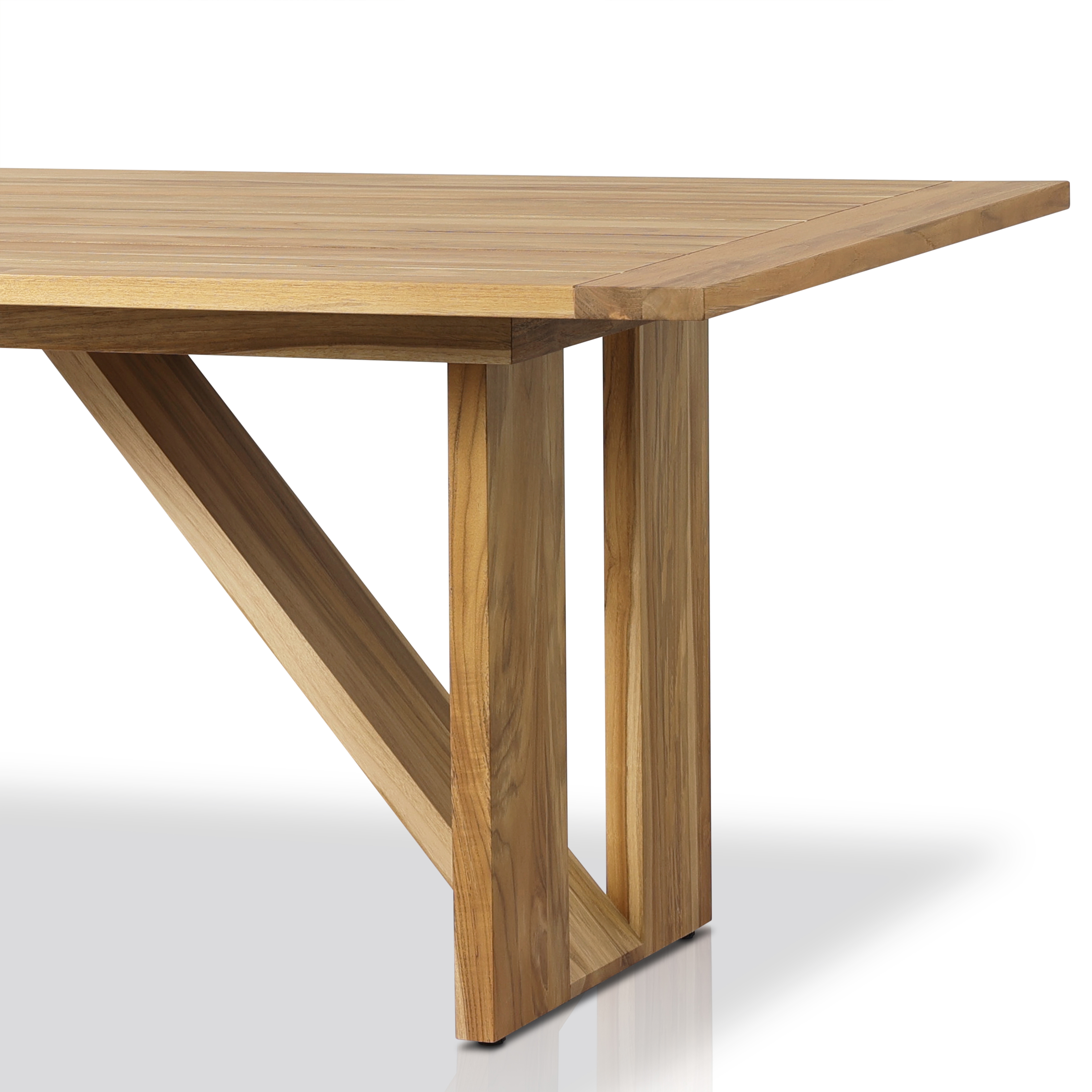 Enders Outdoor Dining Table-Ntrl-Fsc - Image 11