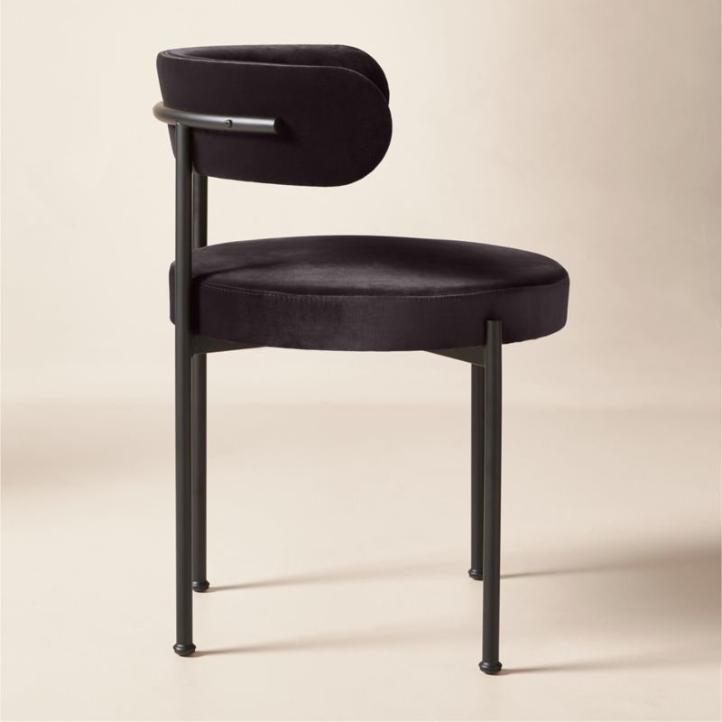 Inesse Mink Velvet Dining Chair Set of 4 - Image 1