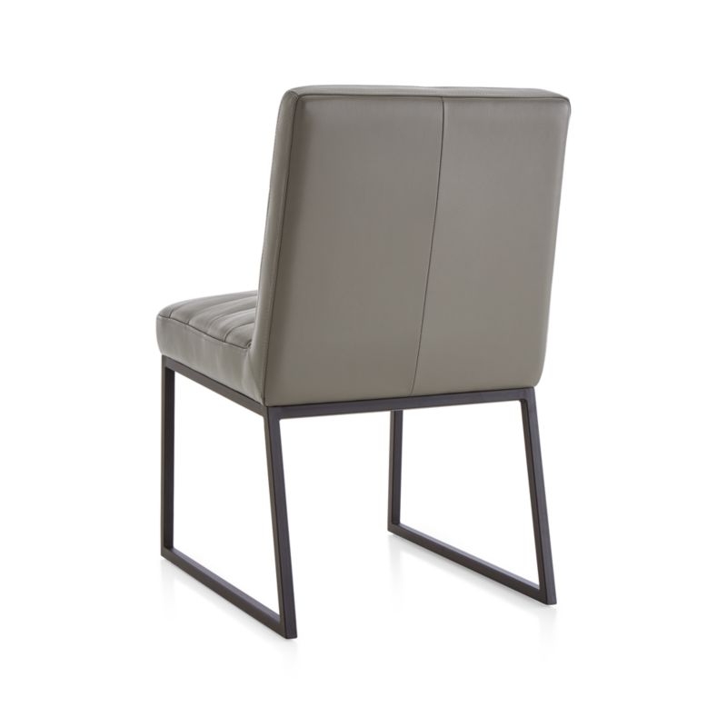 Channel Leather Dining Chair - Image 4