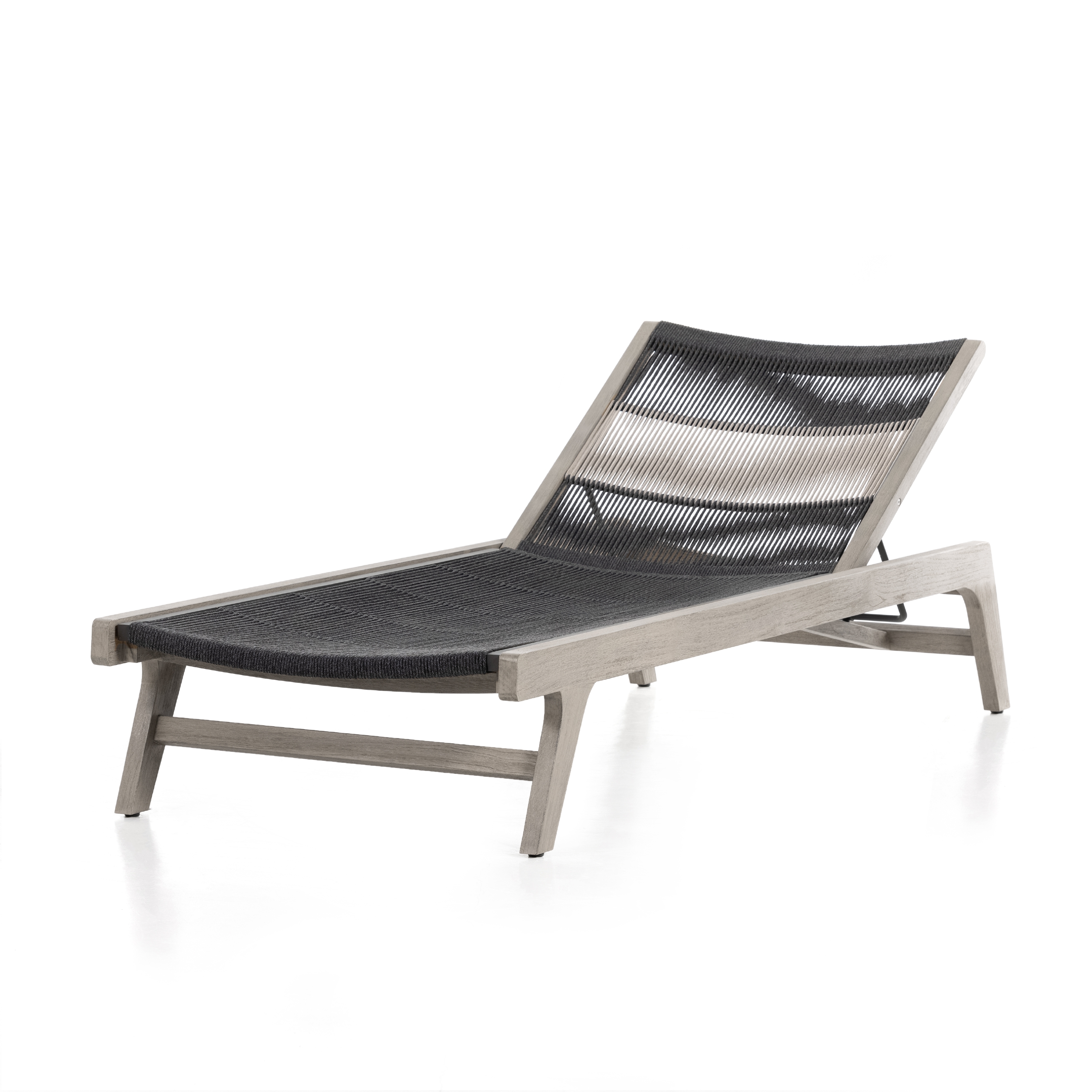Julian Outdoor Chaise Lounge-Grey - Image 1
