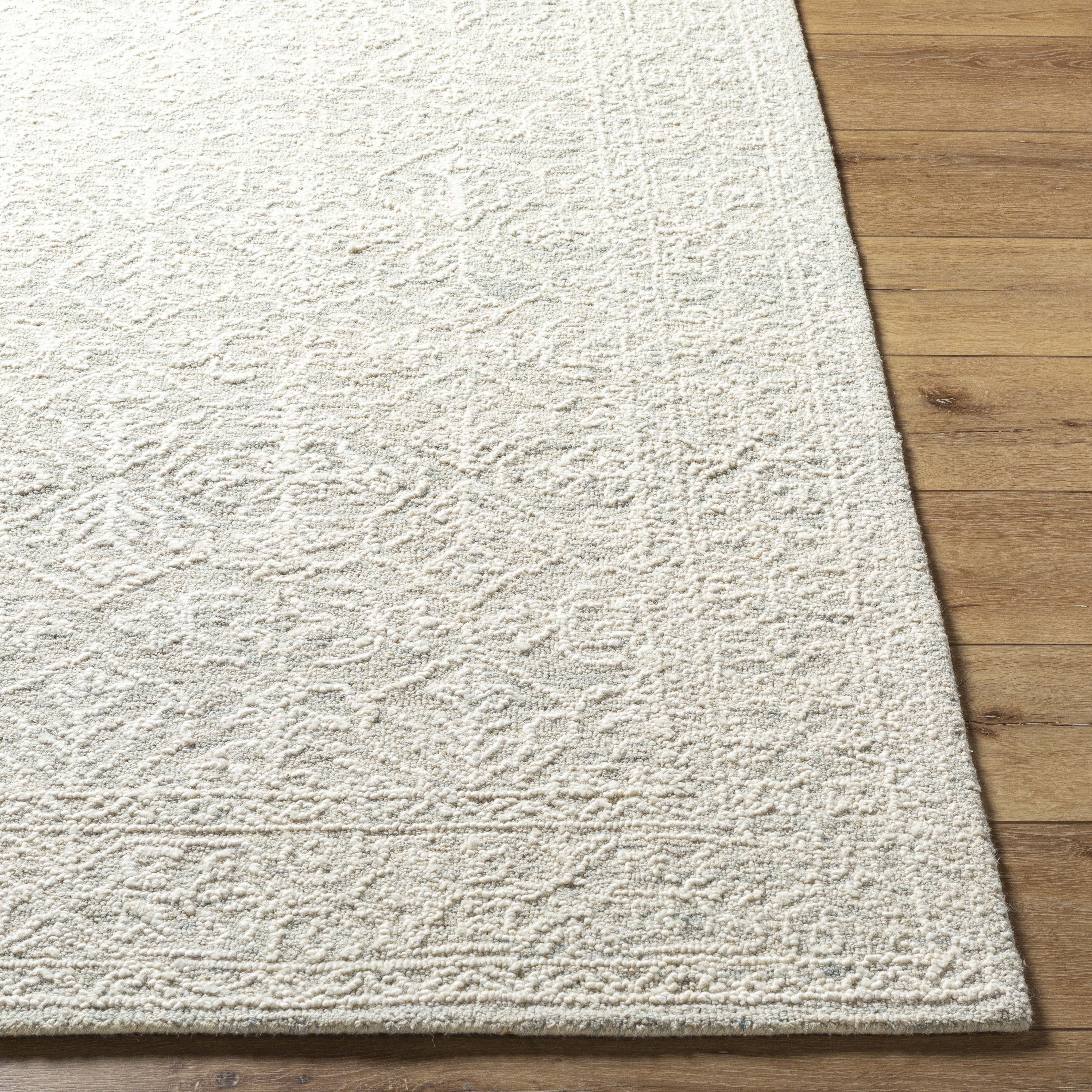 Sicily Beige Indoor 2' x 3' Handmade Rug - Image 1