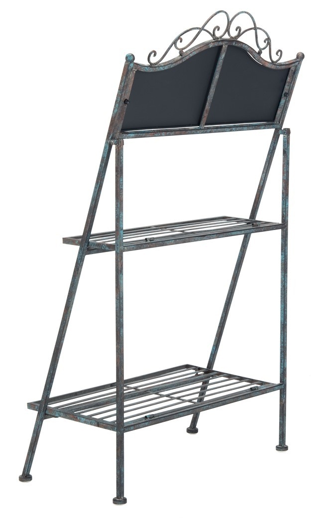 Natum Plant Stand - Rustic Blue - Safavieh - Image 7