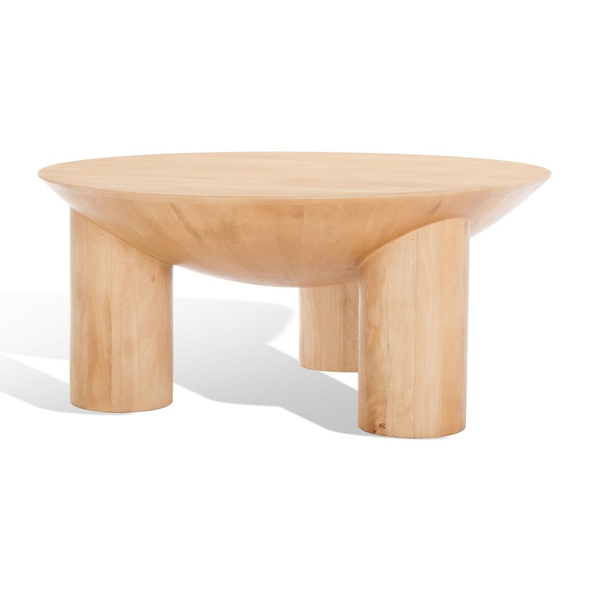 Calhoun Round Wood Coffee Table - Natural - Image 7