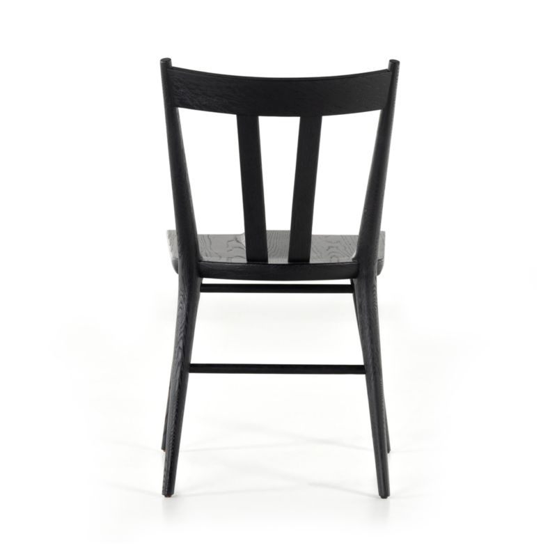 Johnny Black Oak Dining Chair - Image 3