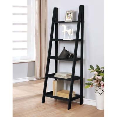 Natrona Solid Wood Ladder Bookcase - Image 1
