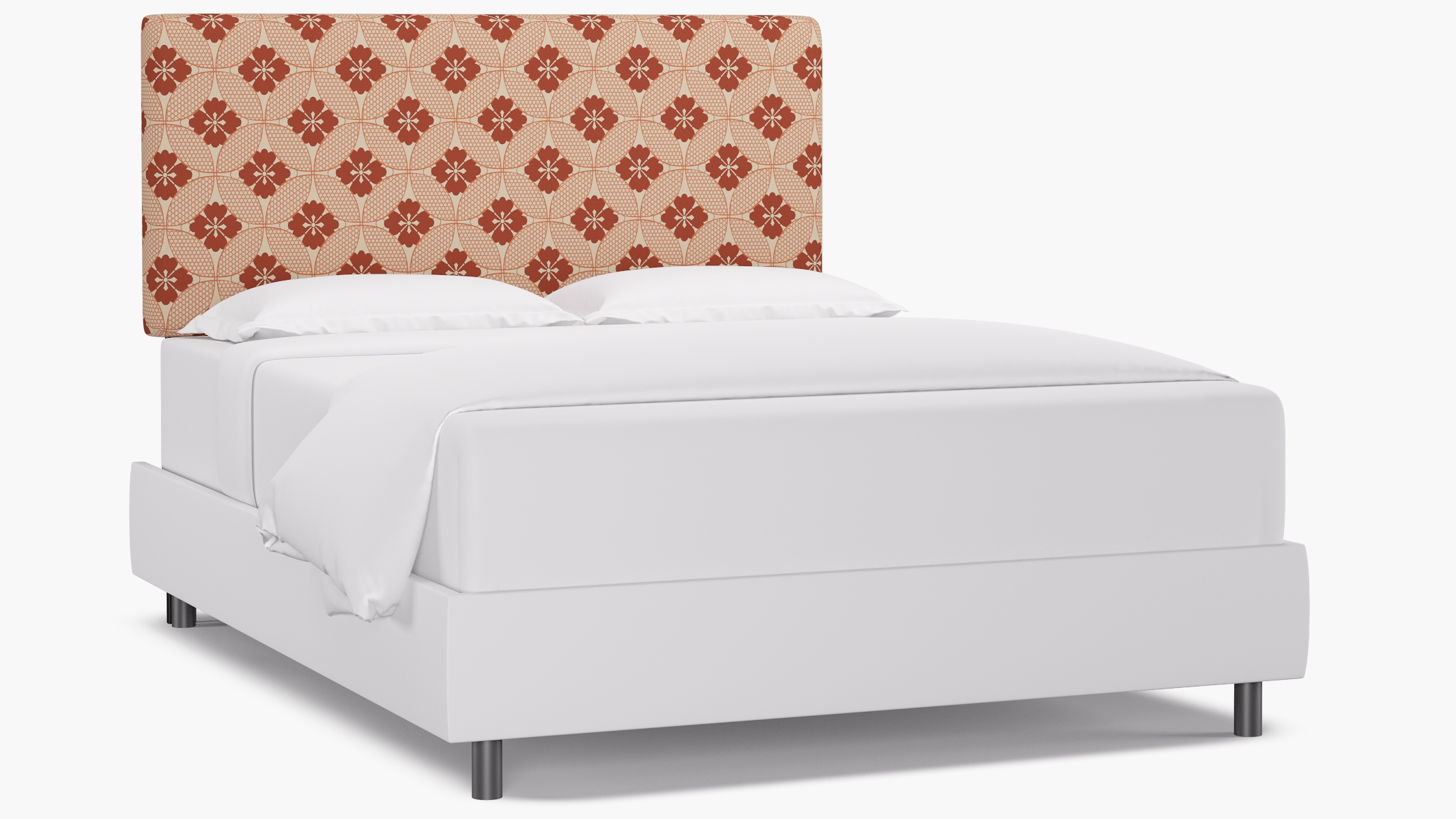 Square Back Headboard, Coral Solaire, Queen - Image 0