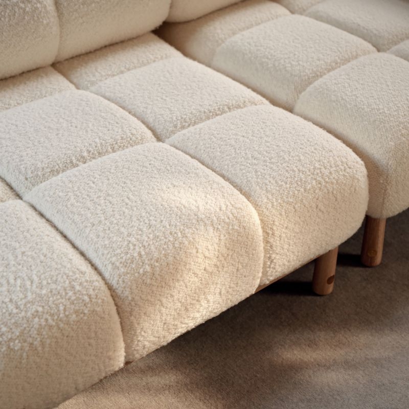 Sevigne Ivory Boucle Corner Chair by goop - Image 2