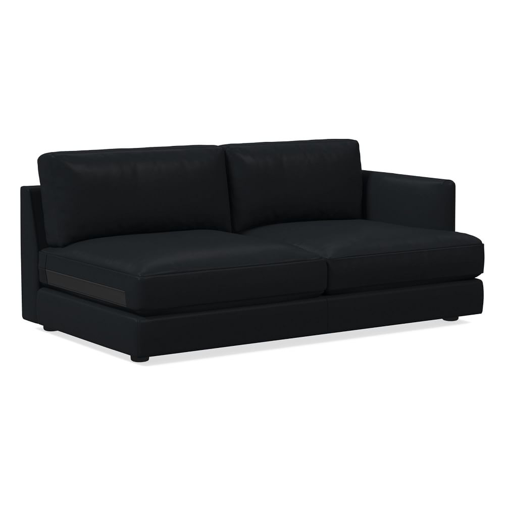 Haven Right Arm Sofa, Poly, Sierra Leather, Licorice, Concealed Support - Image 0