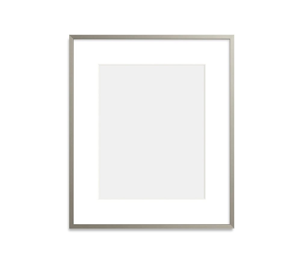 Metal Gallery Frame, 3" Mat, 11x14 - Graphite - Image 0