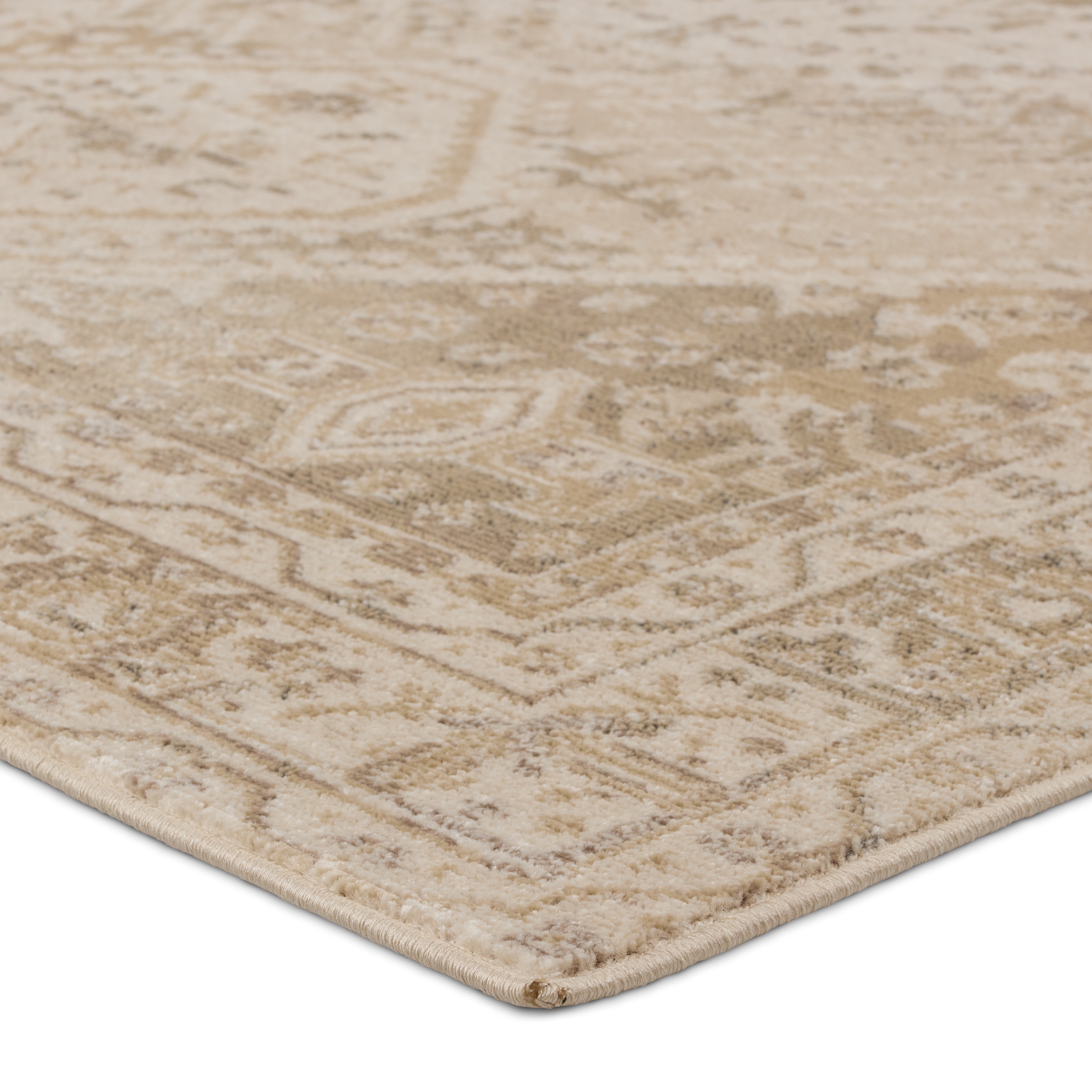 Vibe by Rush Indoor/Outdoor Medallion Beige/ Tan Area Rug (8'X10') - Image 1