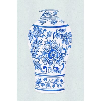 Qing Vase II Print On Canvas - Image 0