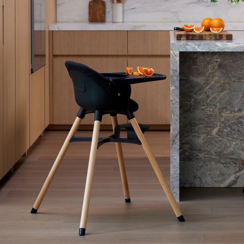 Lalo The Chair 3-in-1 Baby Licorice Black High Chair - Image 1