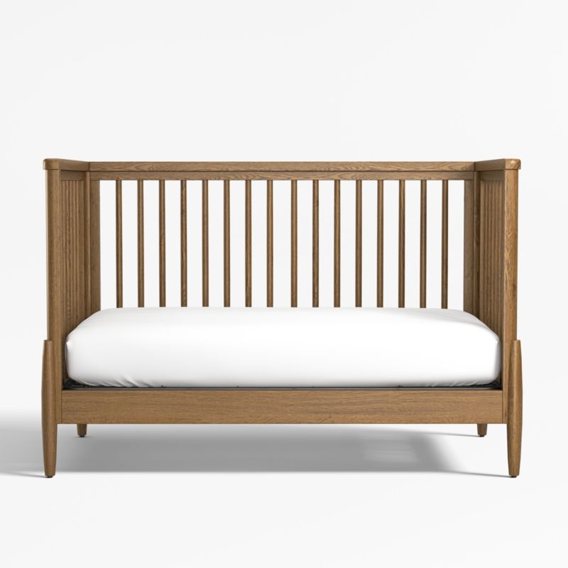 Bodie Flax Wood Convertible Crib - Image 4
