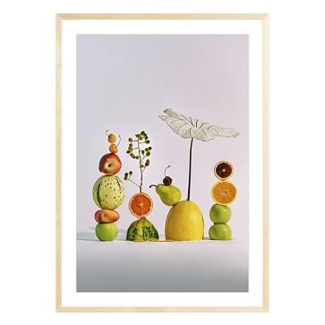 Trevor Project x Simply Framed Still Fruit by Gabriel Cabrera, Natural Frame, 8x12 - Image 1