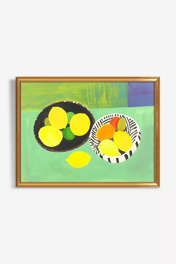 Two Bowls with Lemons Wall Art - Image 0