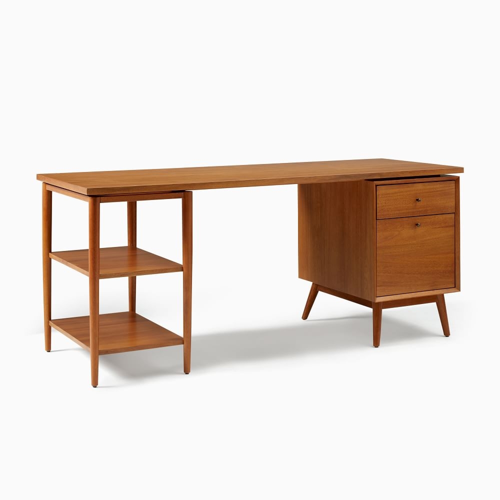 We Mid Century Collection Acorn Modular Set Desktop And Open Storage Case And File - Image 0