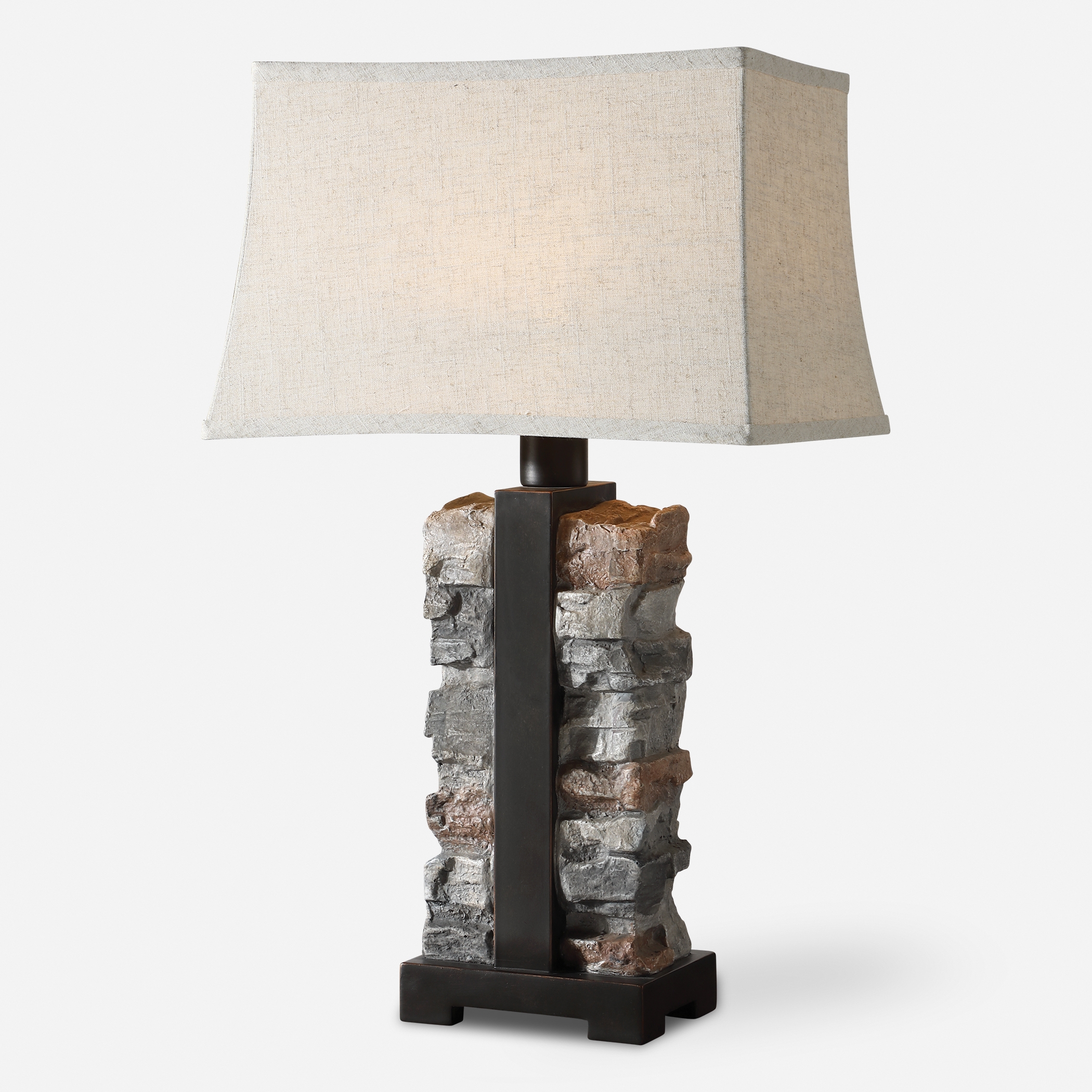 Kodiak Stacked Stone Lamp - Image 0