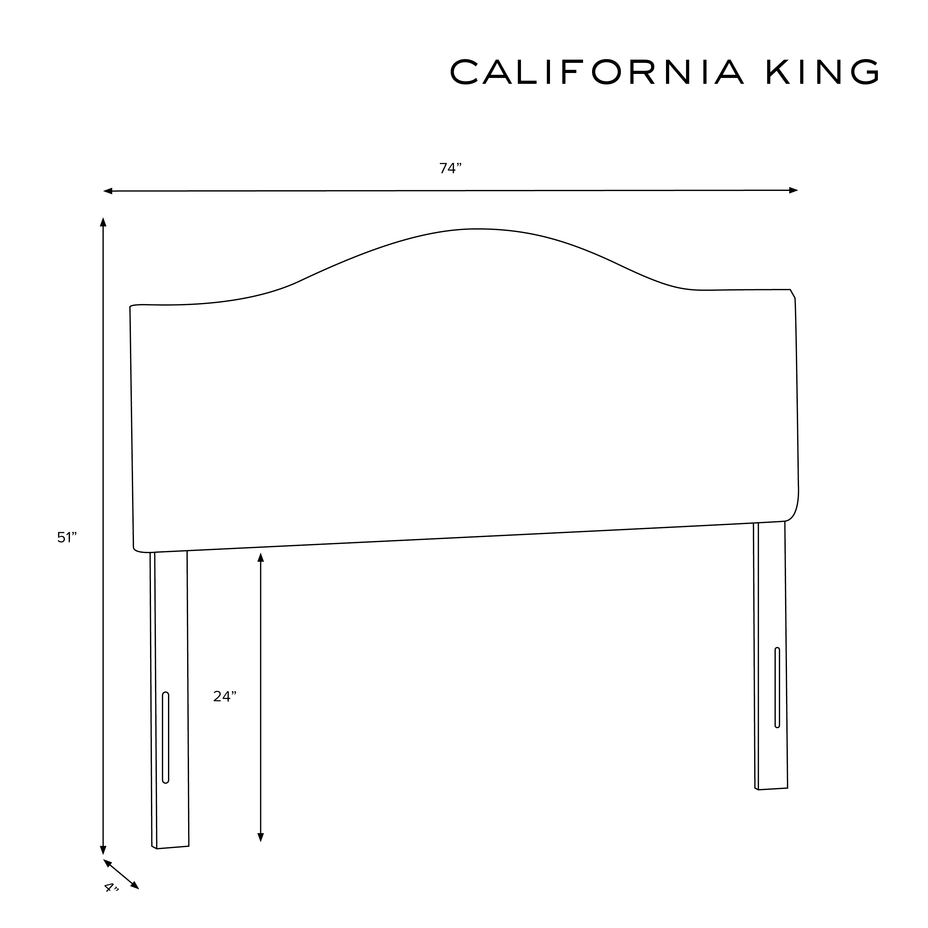 California King Kenmore Headboard - Image 5