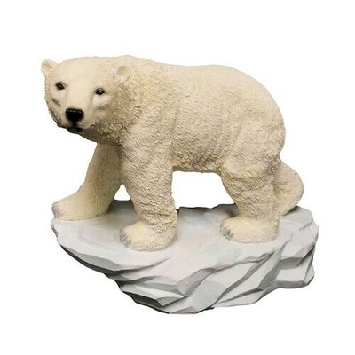 Dowe Polar Bear on a Rock Figurine - Image 0