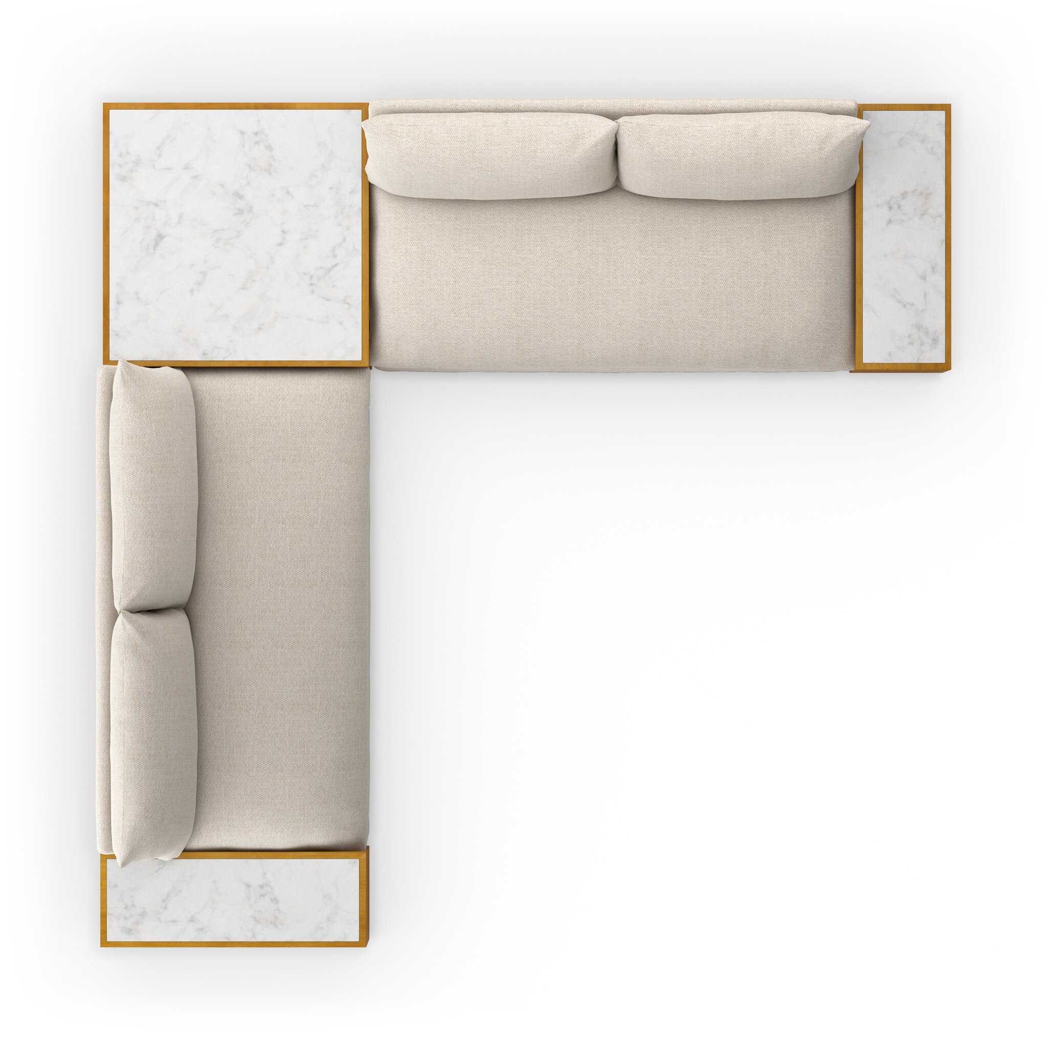 Grant Outdoor 2Pc Sectional W/ Coffee & End Tables - Faye Sand - Image 5