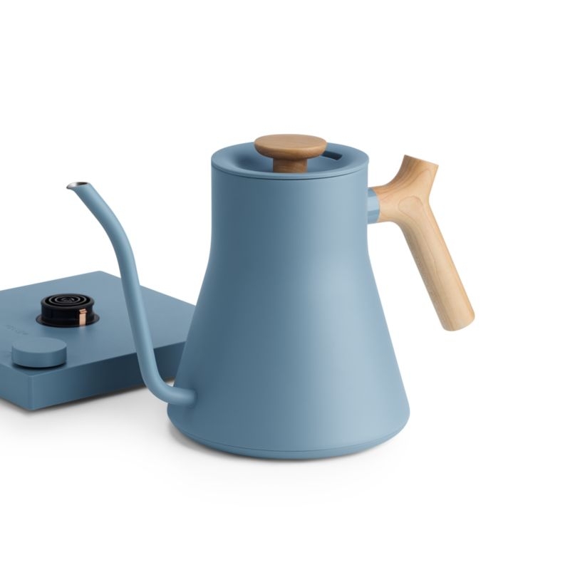 Fellow Stagg EKG Pro Electric Kettle in Hazy Blue with Maple Accents - Image 6