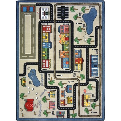 Just for Kids Tiny Town Pew Area Rug - Image 0