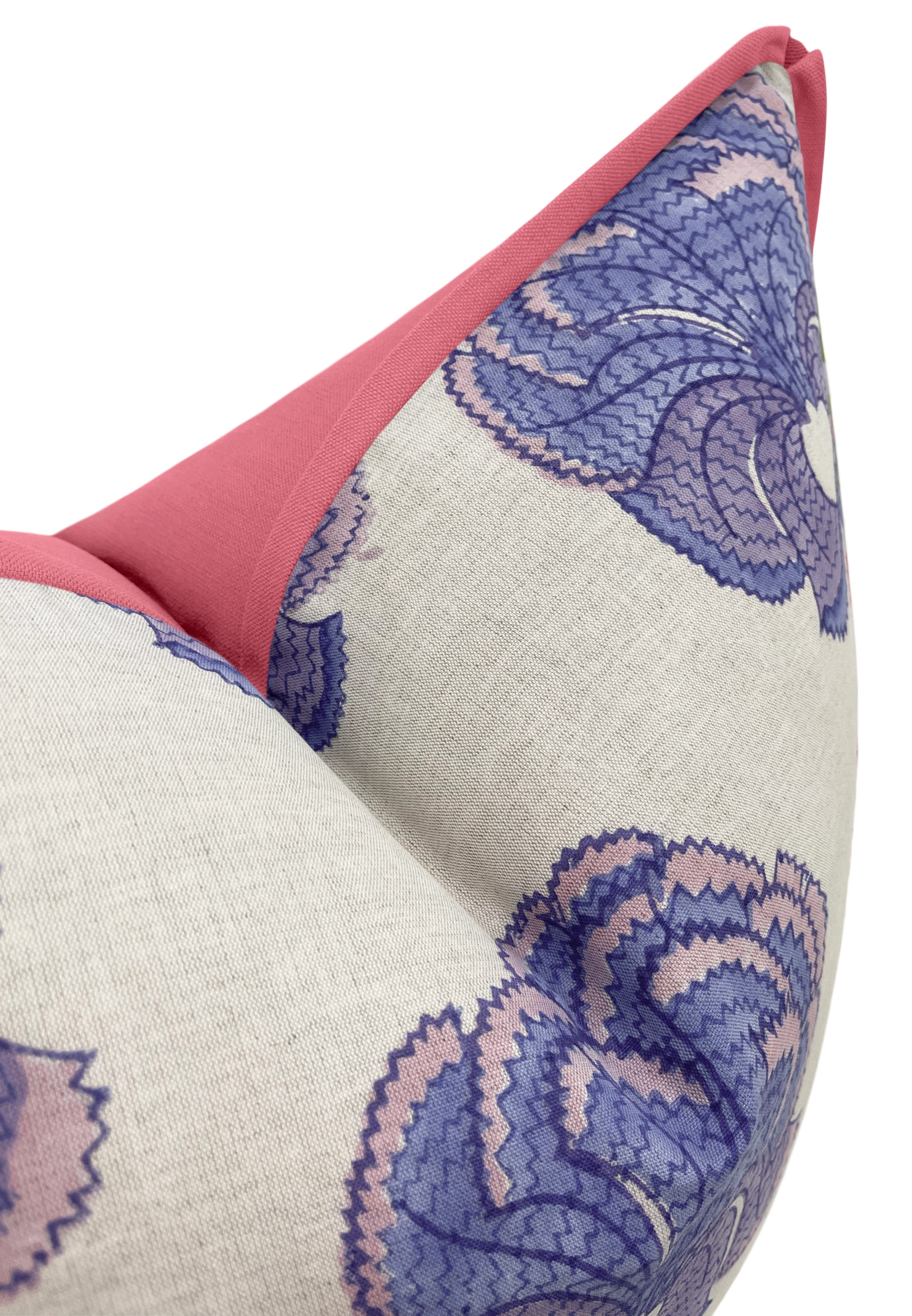 ESMERALDA | TULU TEXTILES - 14" X 36" / BUTTERFLY FLANGE / Rosé Pink - Image 0