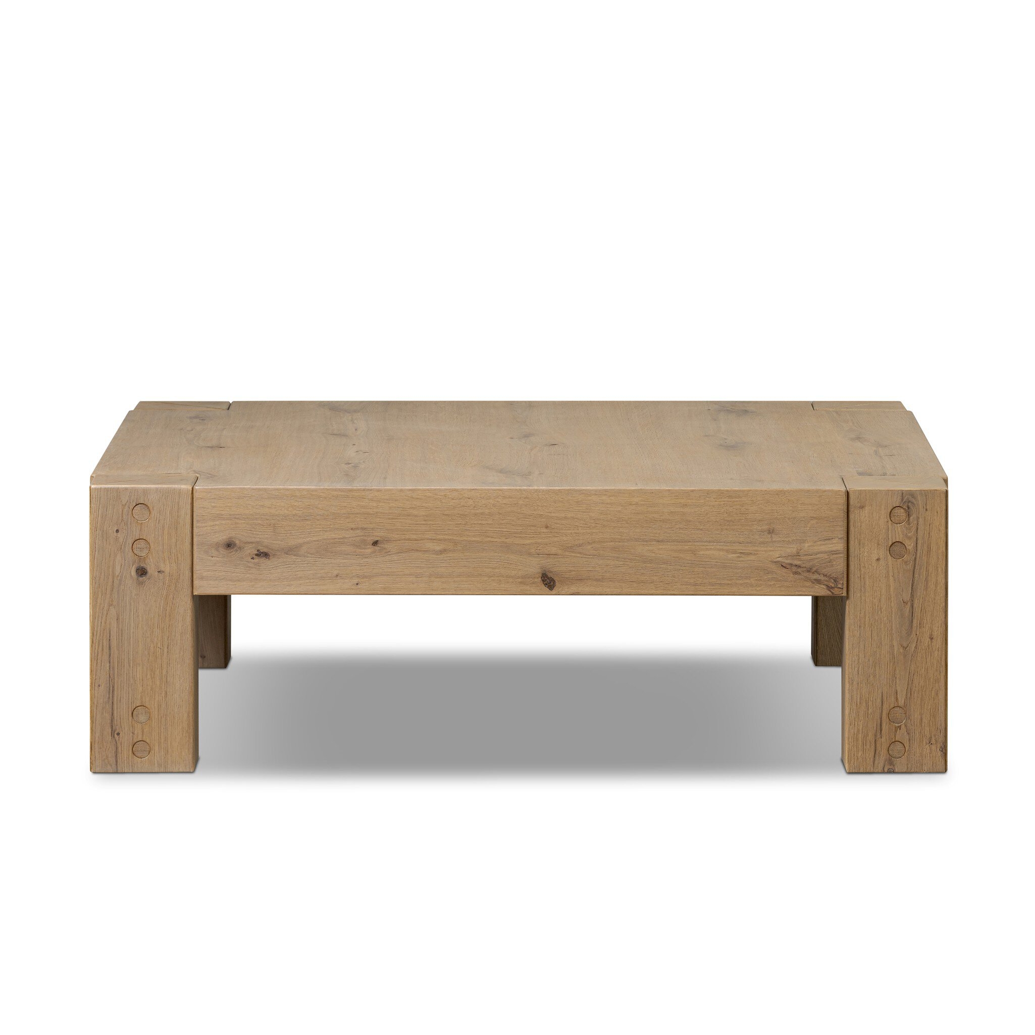 Emmer Coffee Table - Aged Smoked Oak - Image 2