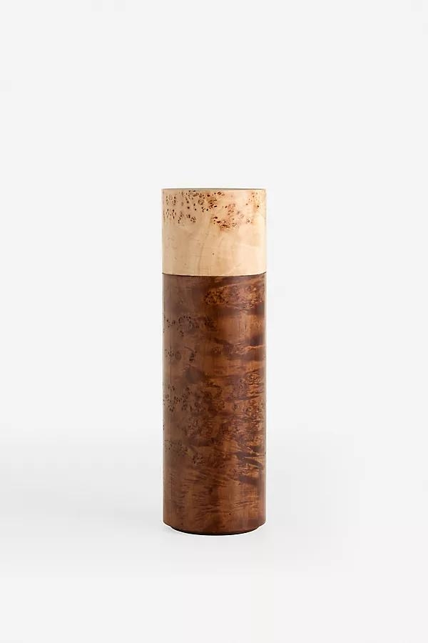 Holland Burl Wood Plinth - Image 0