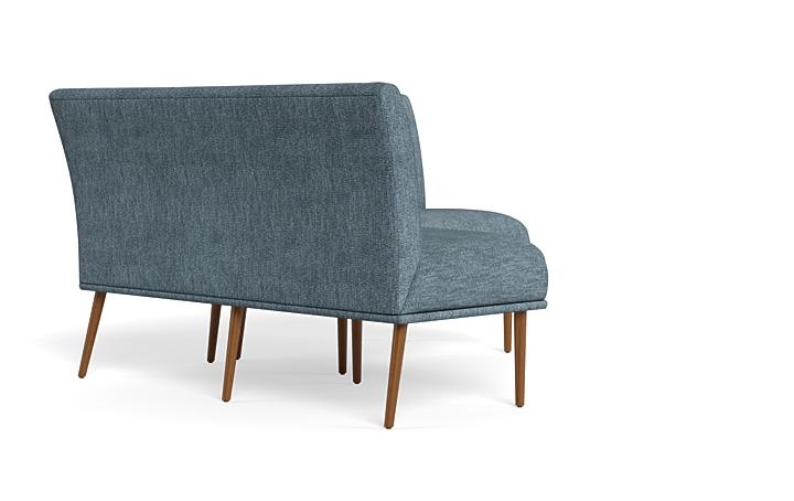 Dorian Upholstered Petite Left Banquette with Tufting Option - Image 1