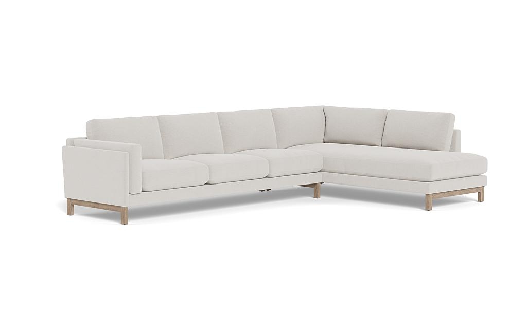 Gaby 4-Seat Sectional with Right Bumper - Image 1