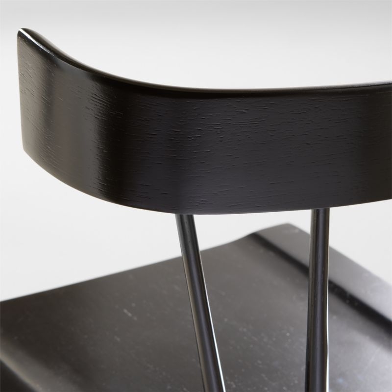 Essential Black Wood Dining Chair by Paul McCobb - Image 3