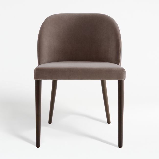 Camille Taupe Italian Dining Chair - Image 0