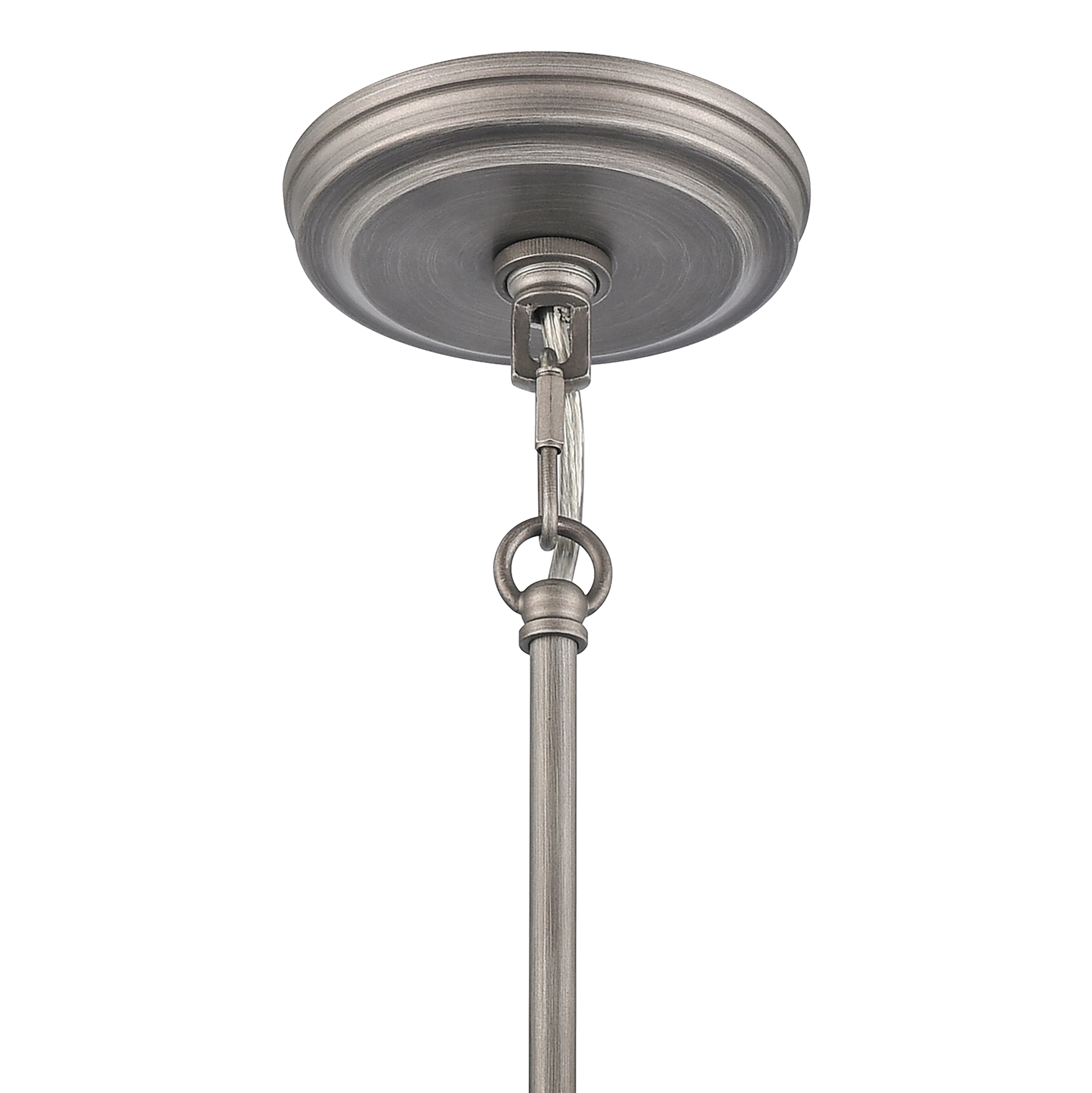 Orinoco 8'' Wide 1-Light Mini Pendant - Weathered Zinc - Image 4