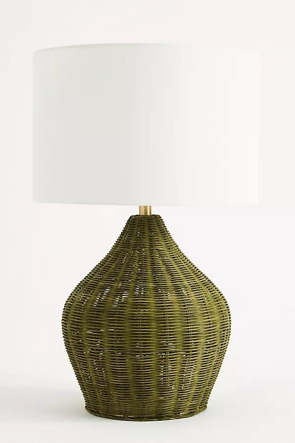 Velles Rattan Accent Table Lamp - Thumbnail 2