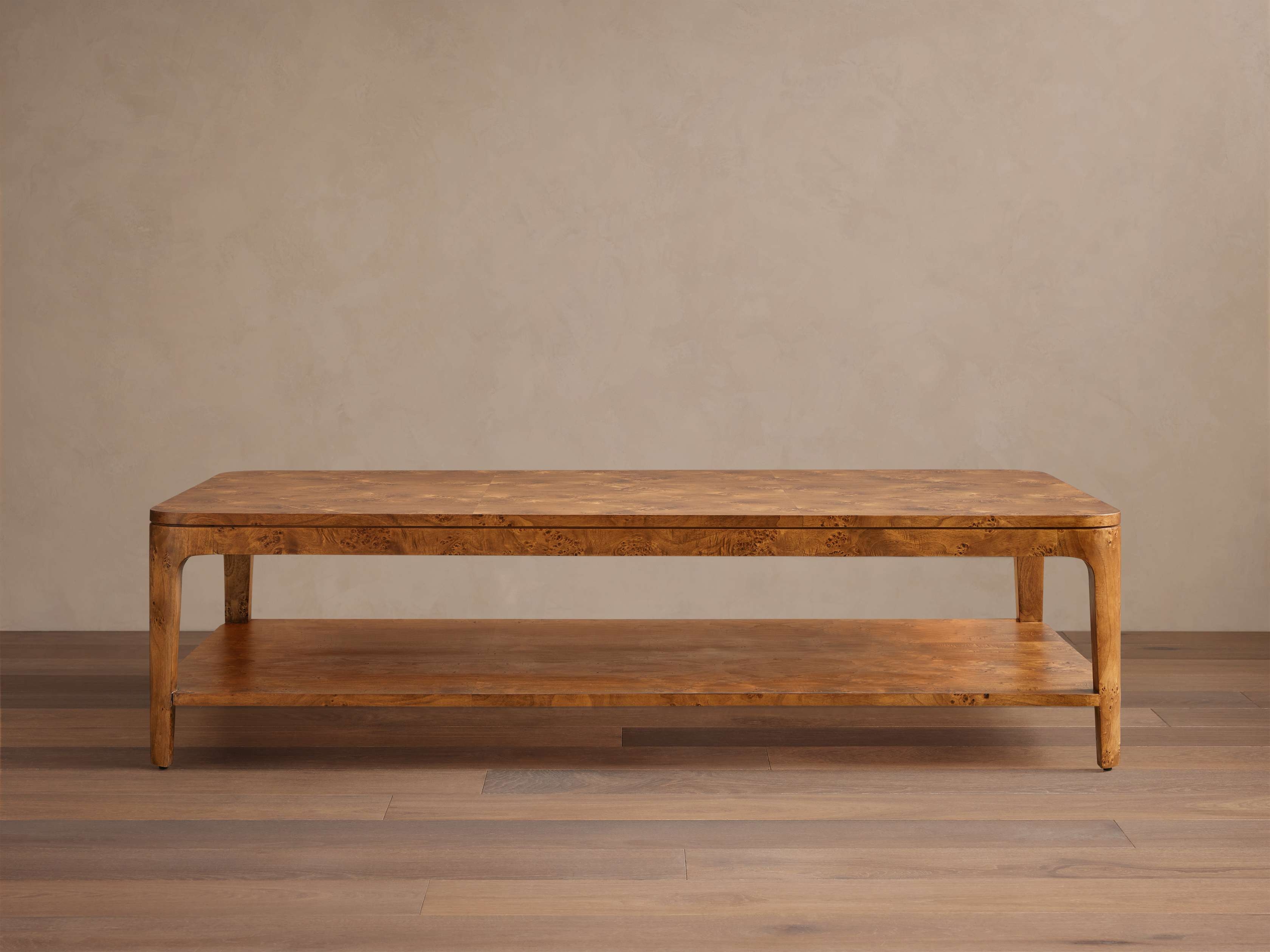 Mogadore Coffee Table in Wood 56" Brown - Image 0