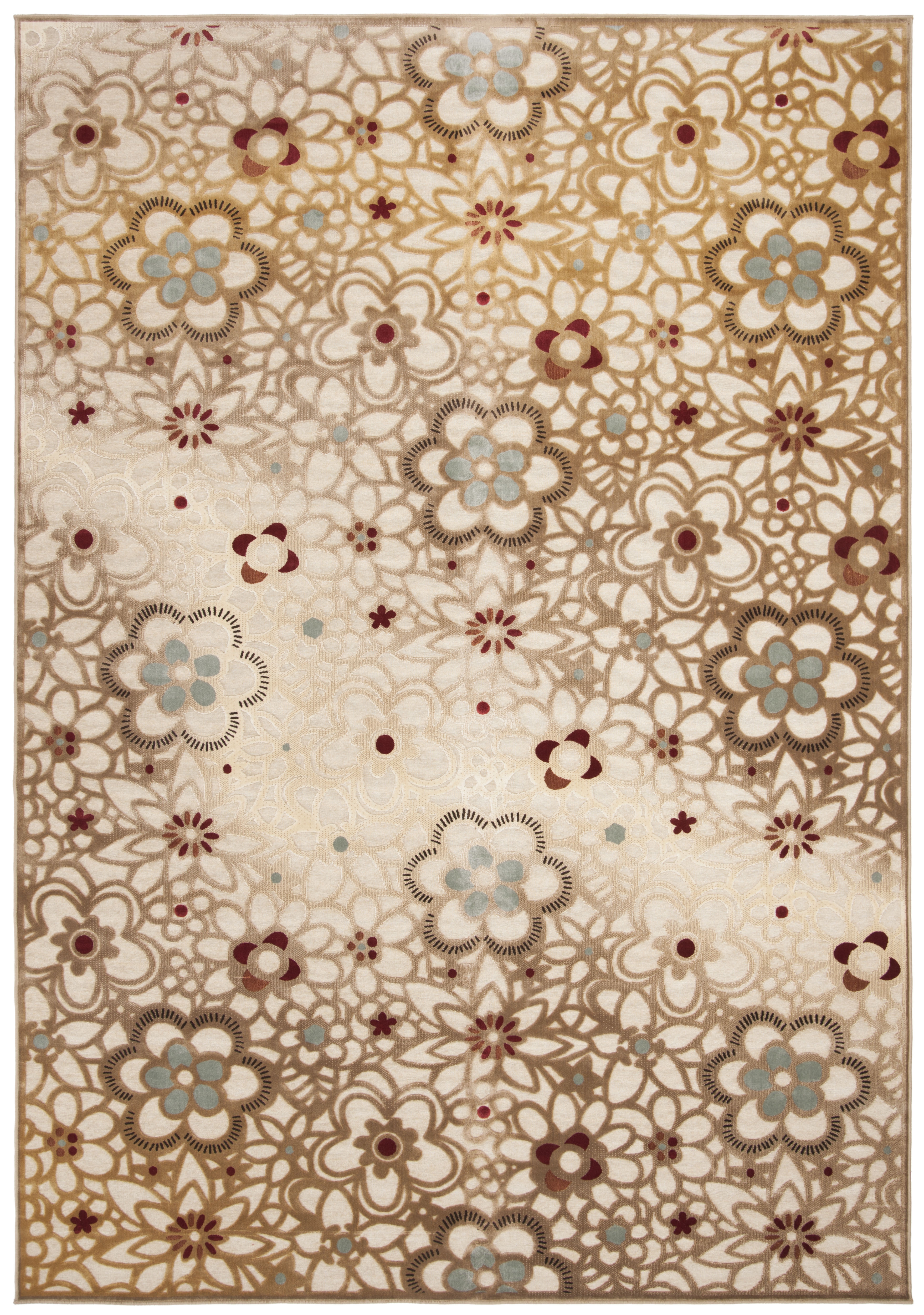 Arlo Home Woven Area Rug, PAR02-604, Taupe/Beige,  8' X 11' 2" - Image 0