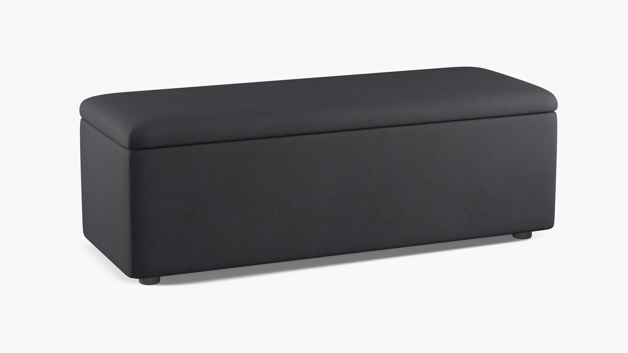 Classic Storage Bench, Pavement Luxe Linen - Image 1