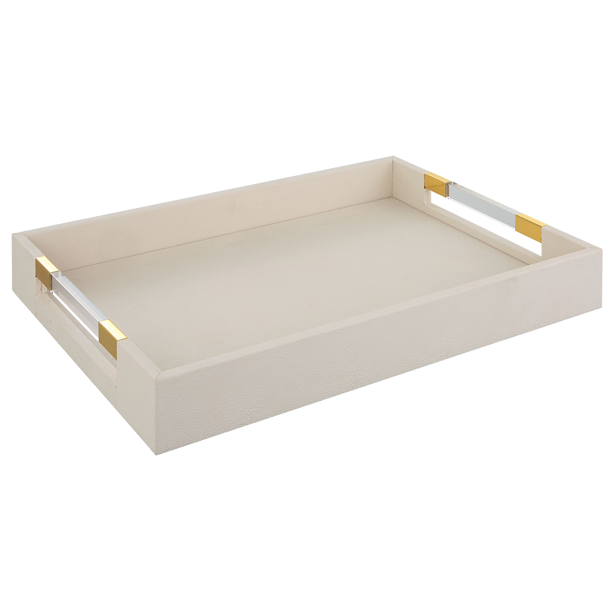 Wessex White Shagreen Tray - Image 4