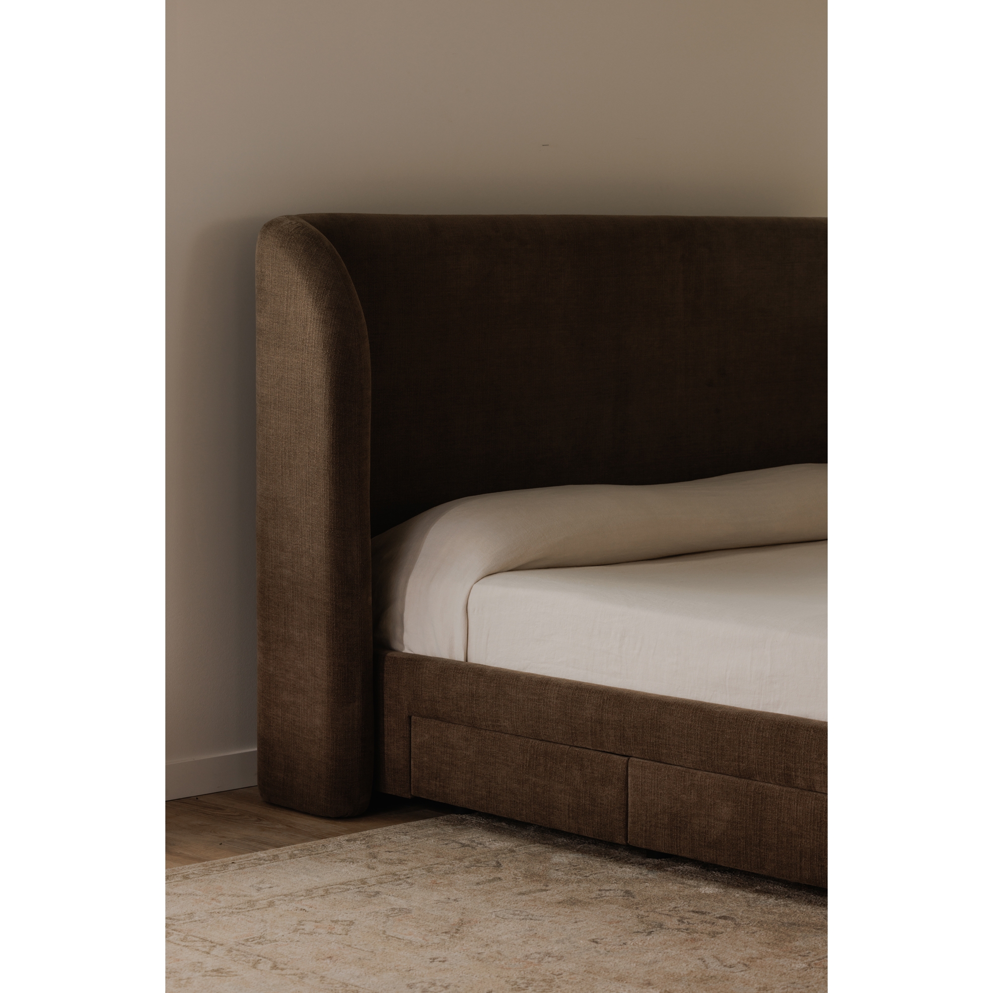 Sophia King Storage Bed Brown - Image 13