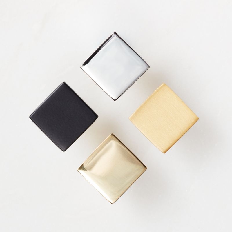 Blaine Matte Black Metal Cabinet Knob 0.87" - Image 1