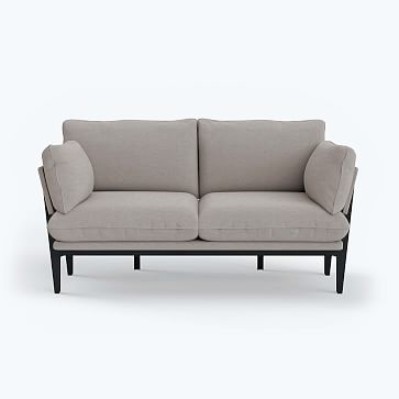 Birch Loveseat, Upholstered, Lunar Gray - Image 0