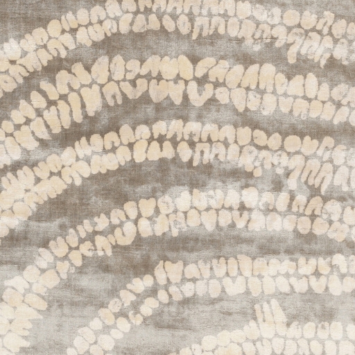 Shibori Beige Indoor 2'6" x 8' Handmade Rug - Image 0